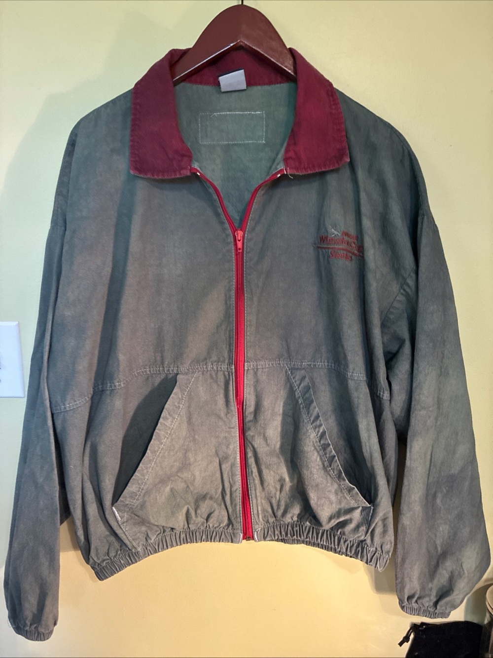 Swingster Winston Motorsports Daytona 500 Graphic Jacket Vintage